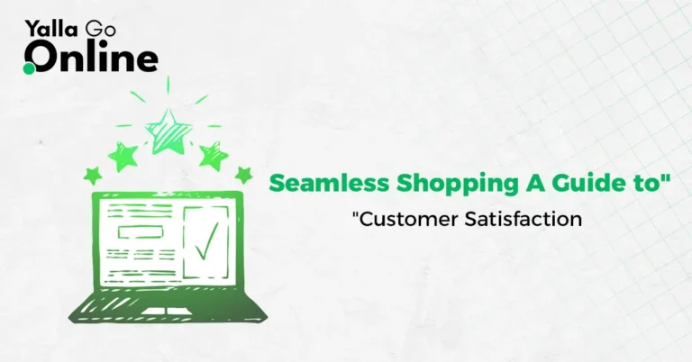 Illustration of a seamless e-commerce shopping experience and an engaging customer journey roadmap